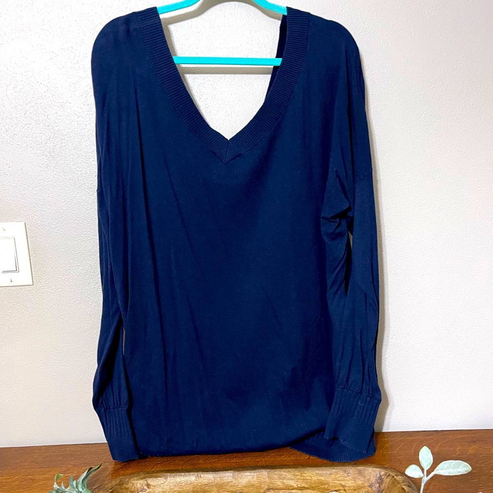 VS Cashmere Blend Pocket Sweater Double V